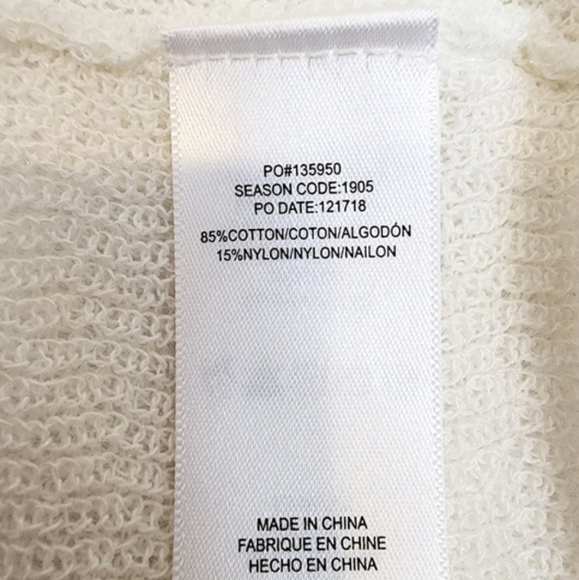 Splendid White Knit Twist Hem Sleeveless Top - Picture 7 of 9